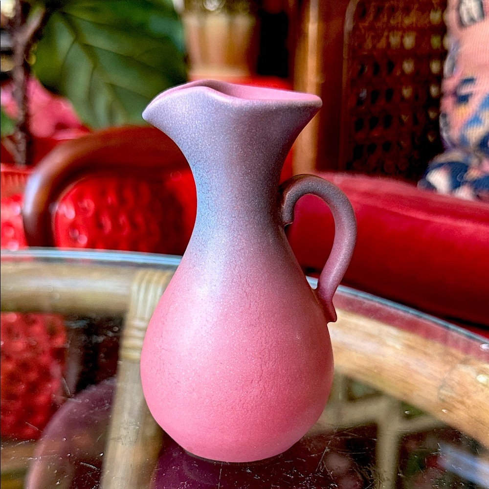 1940s antique Van Briggle ombre bud vase